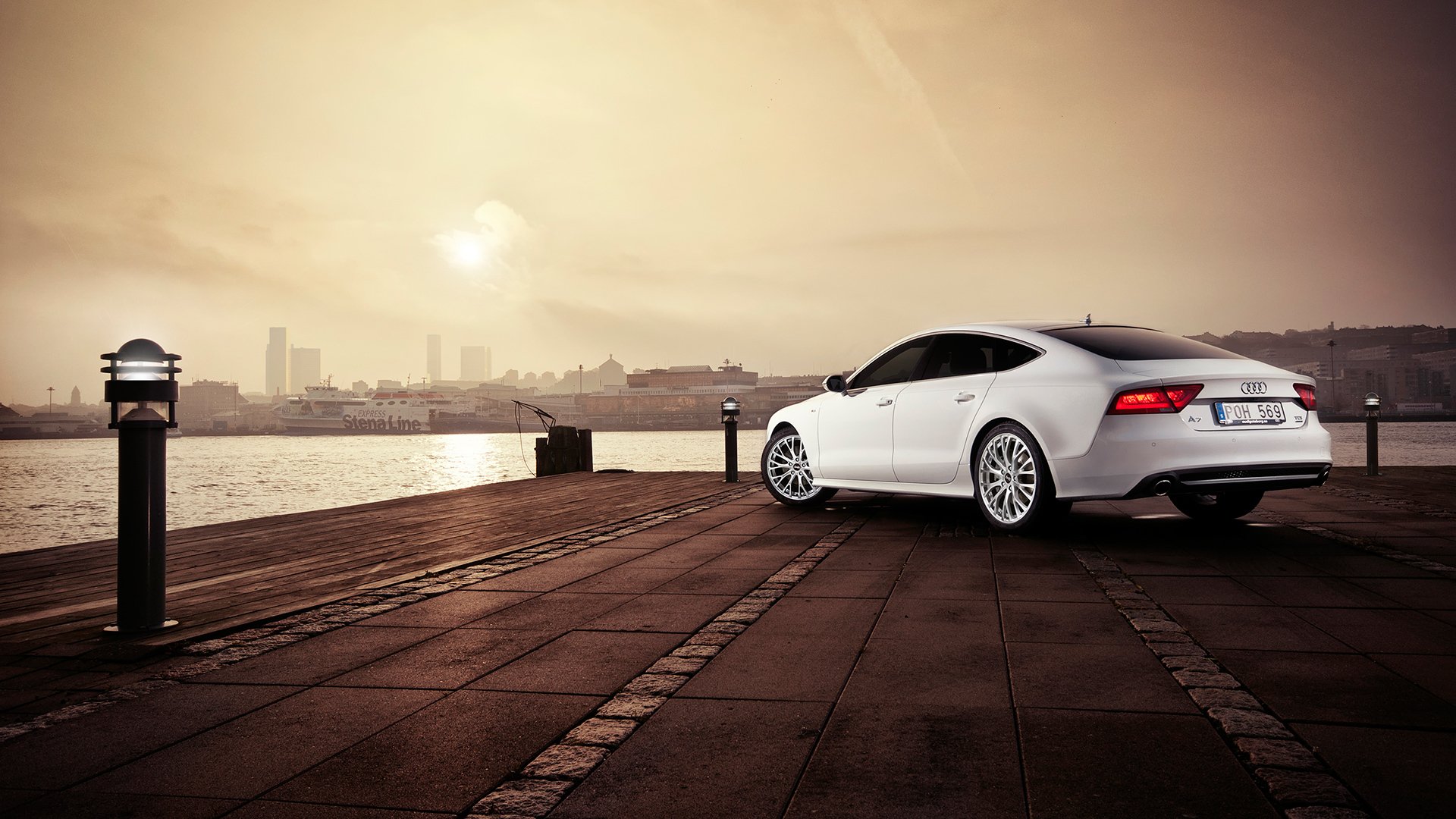 audi a7 audi samochód promenada fototapeta dejan sokołowski fotografia