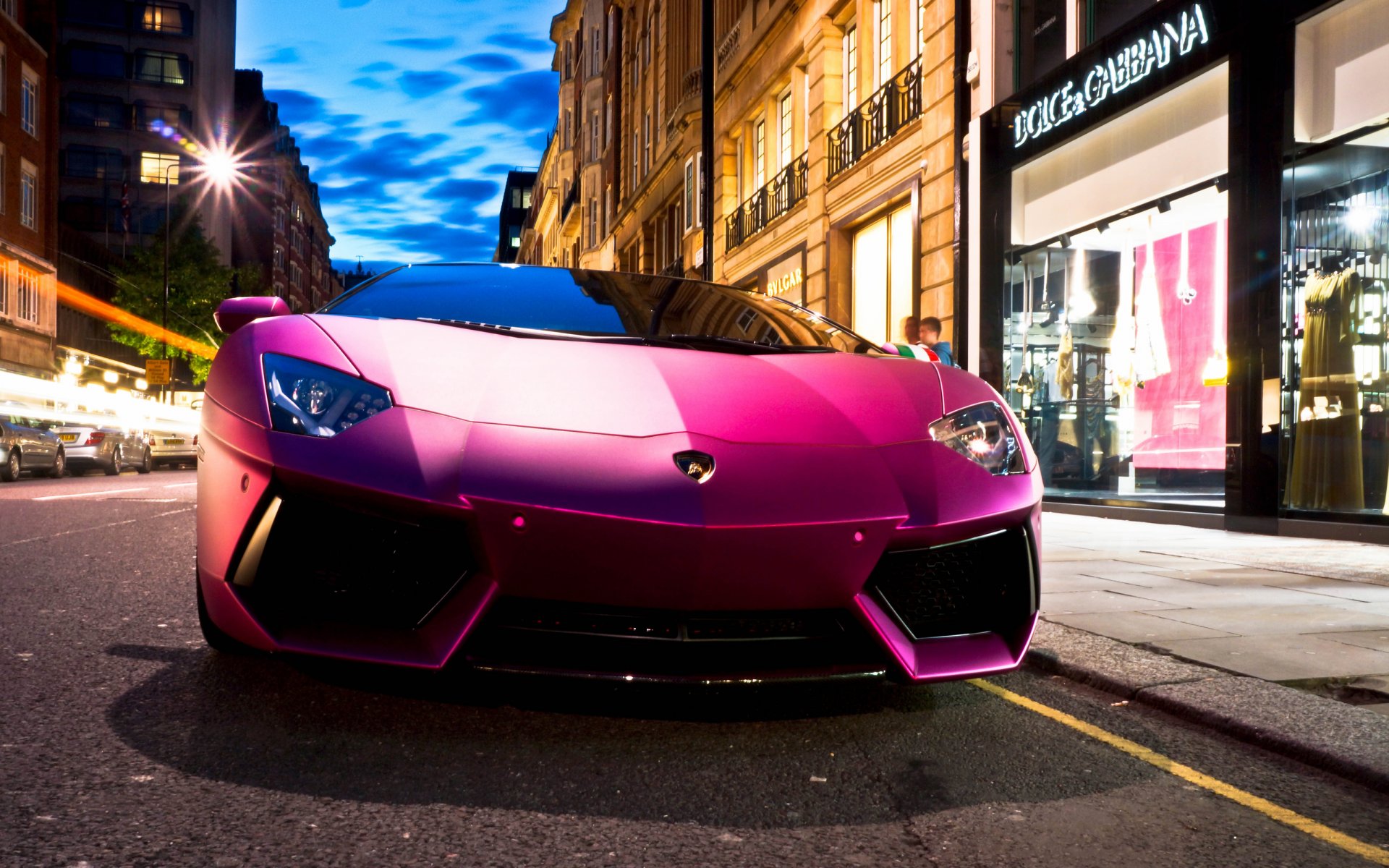 lamborghini aventador lp760-4 oakley design violet auto supercar rue boutique dolce & gabbana