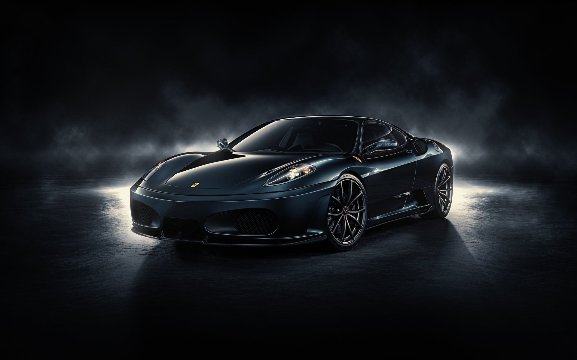 ferrari f430 schwarz mitternacht durondesign vorne