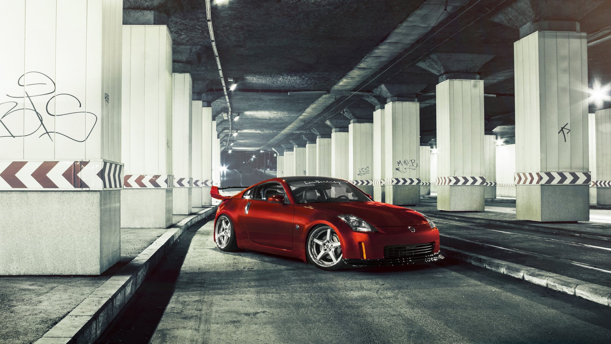 nissan 350z тюнинг автомобиль ниссан авто красные