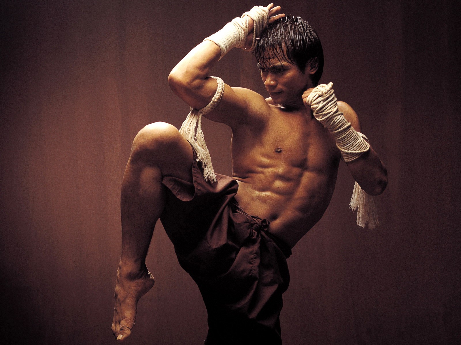 ong bak boxe thaïlandaise mur