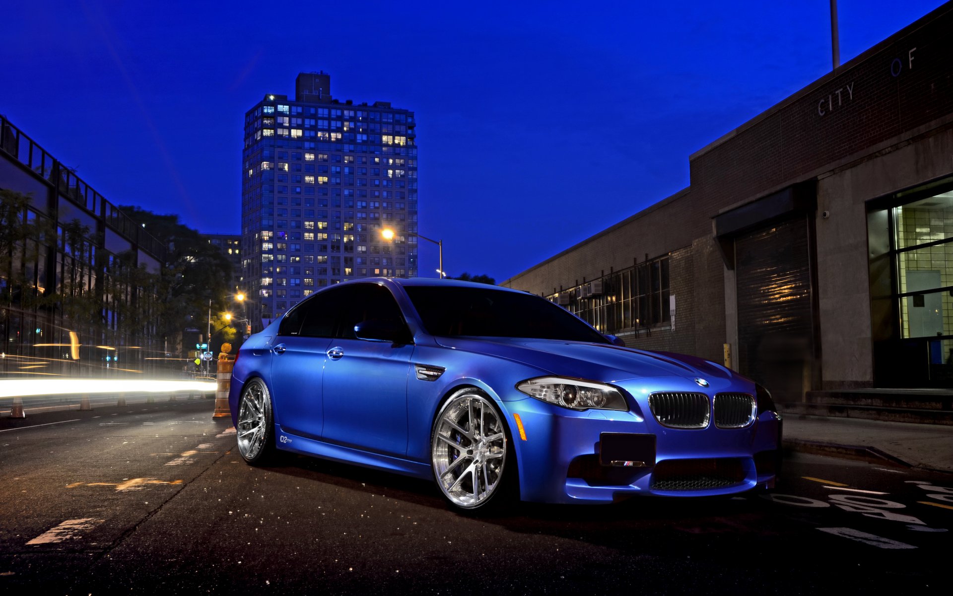 bmw m5 car night street hq wallpaper bmw