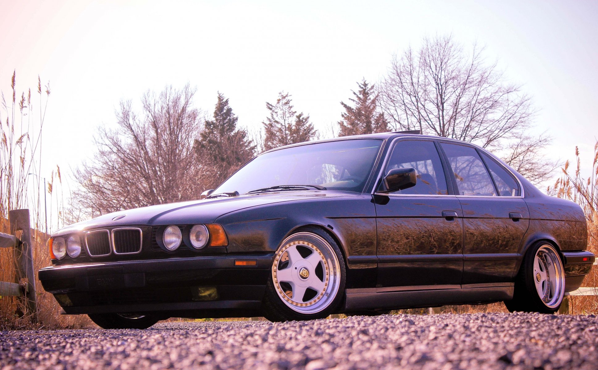 bmw e34 tuning black bmw 5 series black