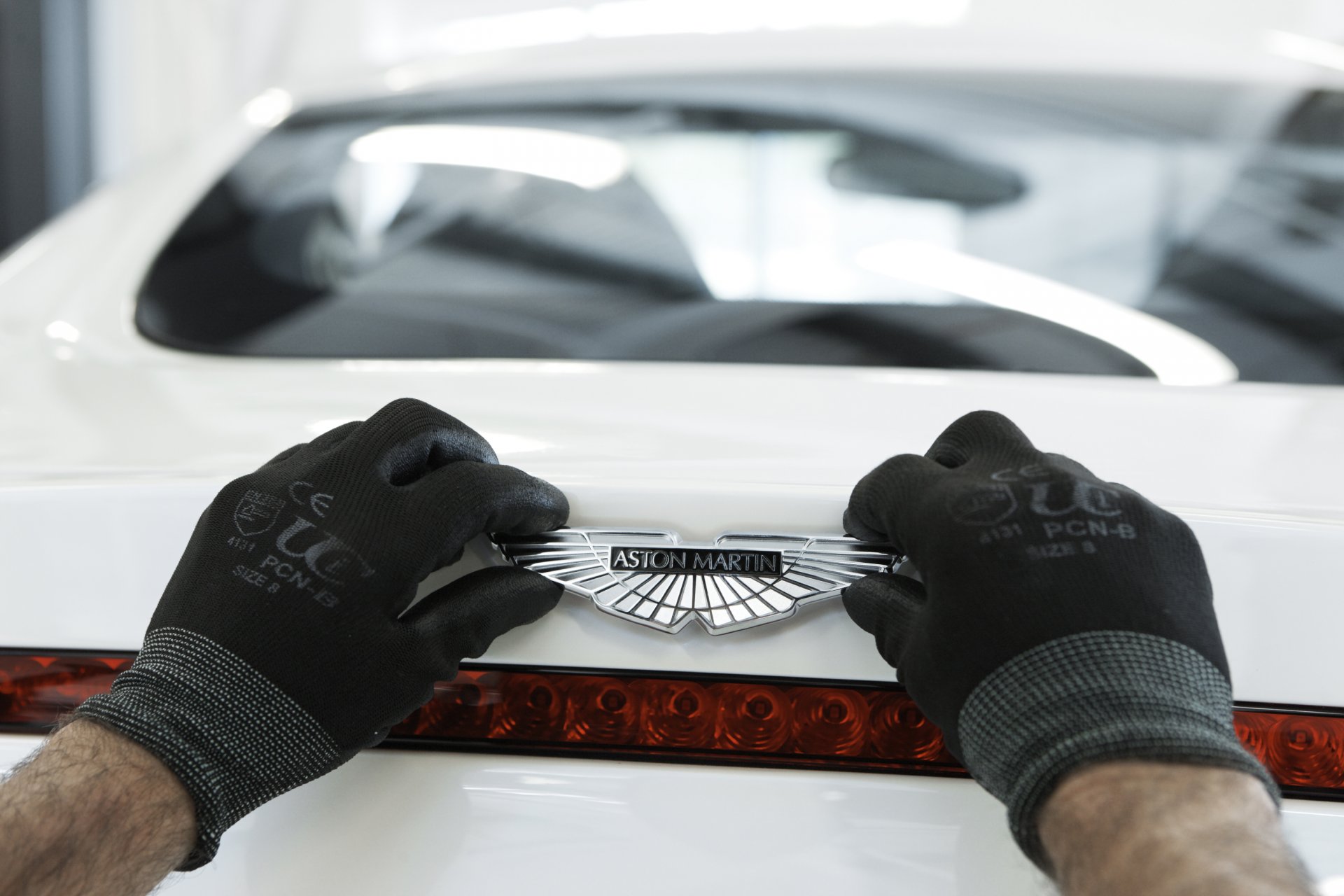 aston martin one-77 logo gloves exclusive