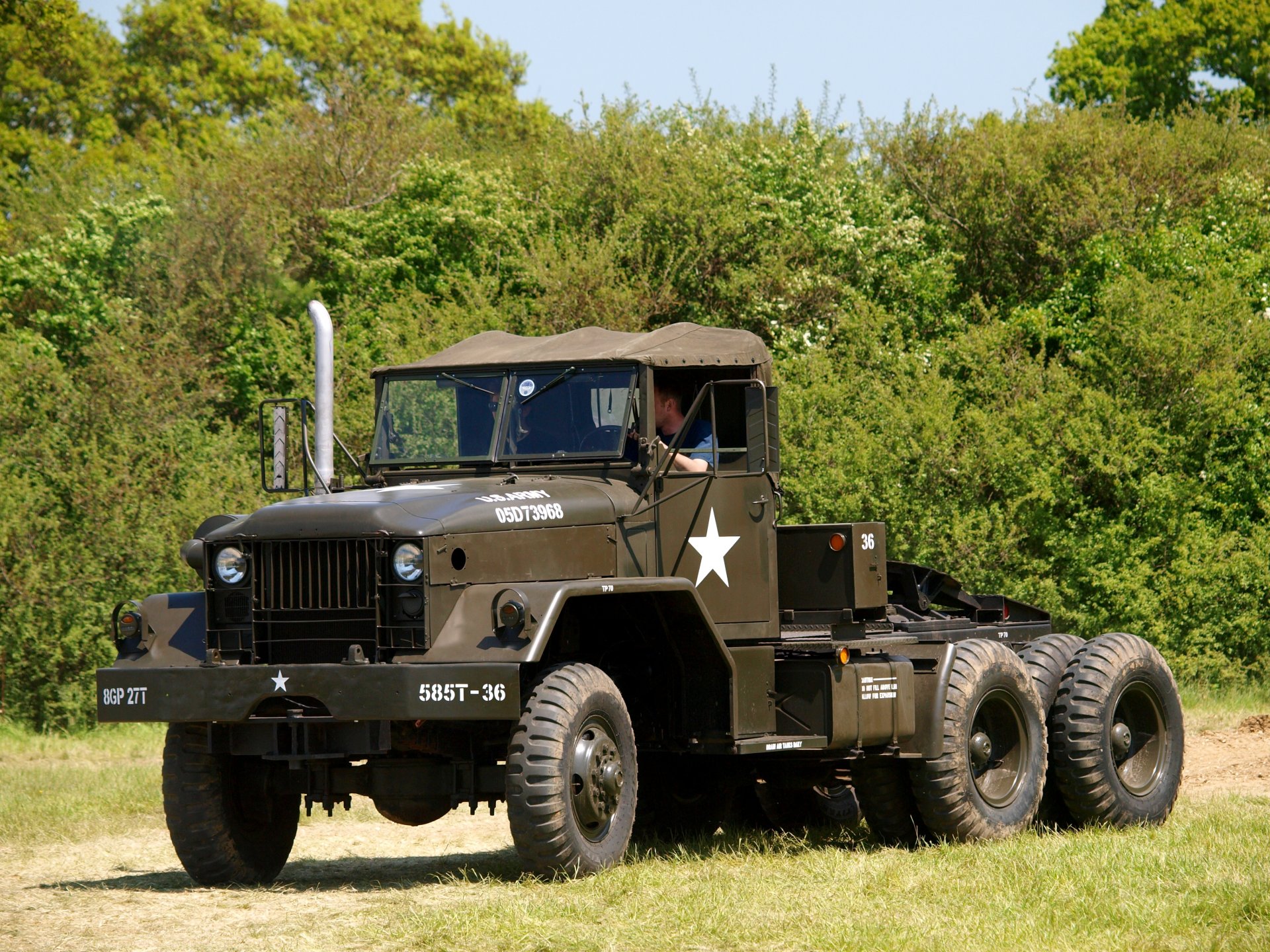 m52 semi tracteur américain 5 tonnes militaire automobile