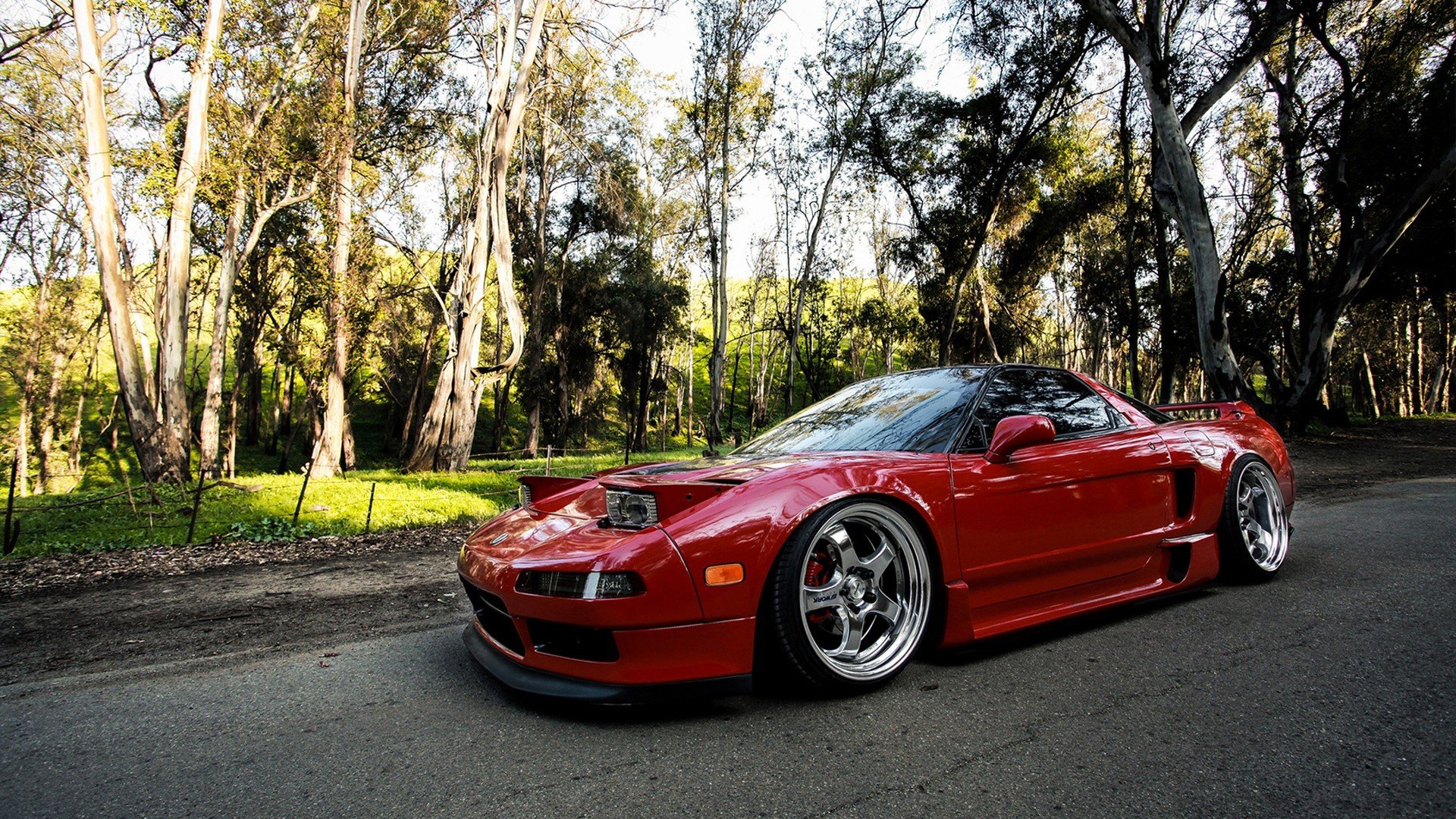 car wallpaper acura nsx jdm tuning red automotive desktop acura red car