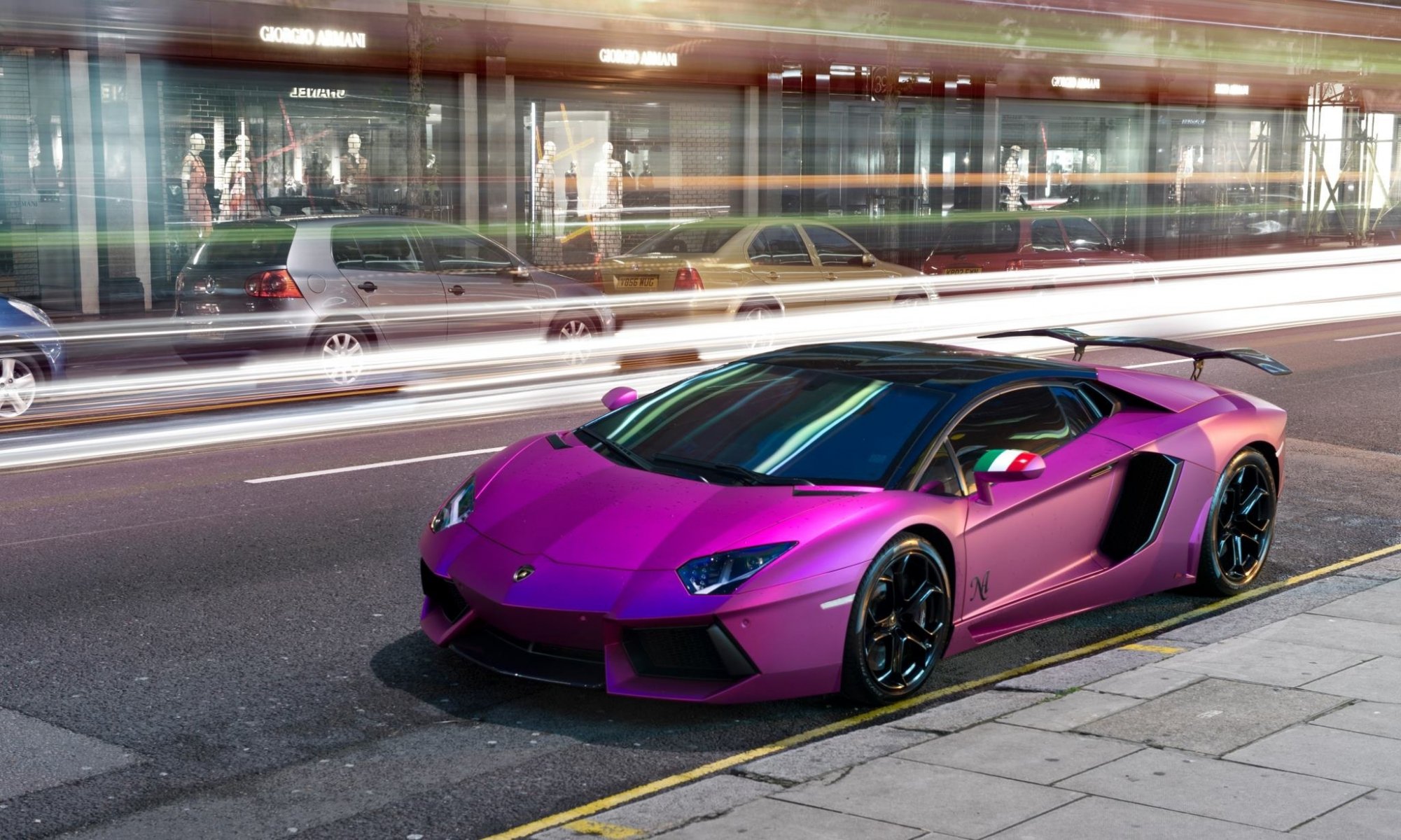 lamborghini aventador lp760-4 oakley design viola auto viola lamborghini