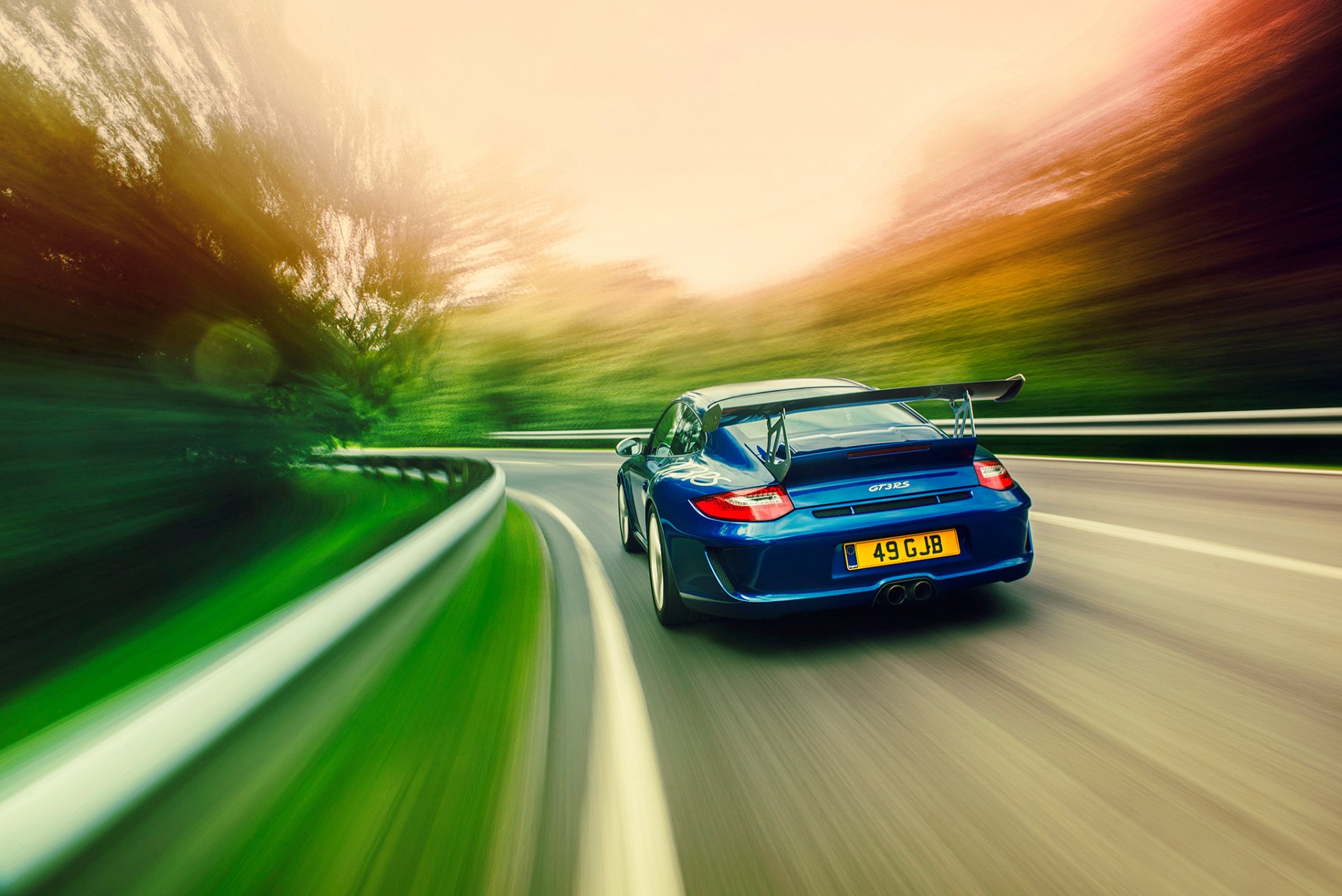 porsche gt3rs vitesse route