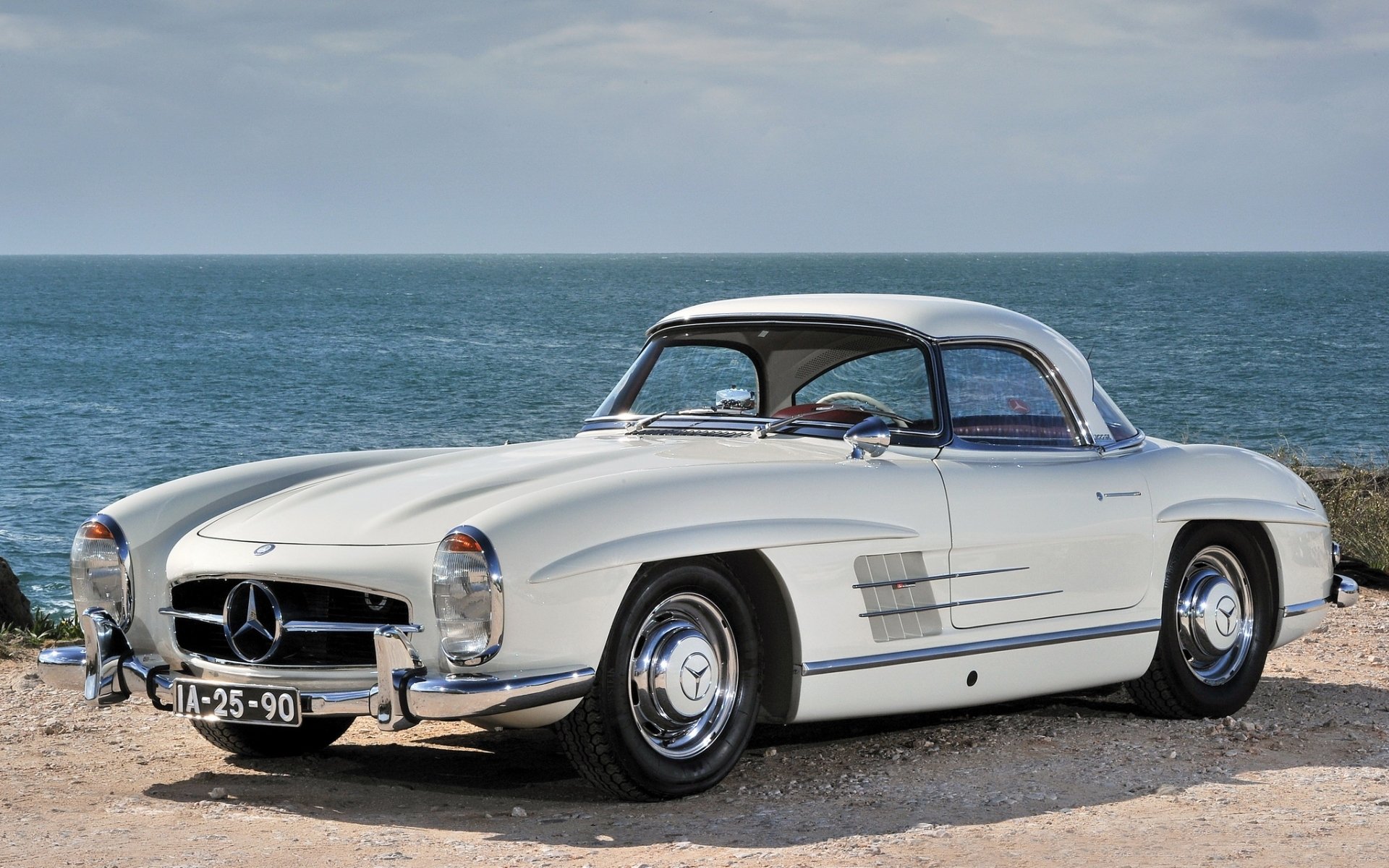 mercedes-benz sl 1957 jahr mercedes sl klassisch front