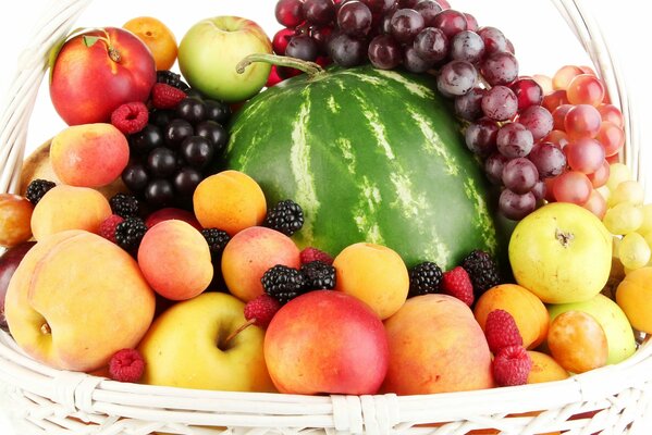 Delicious and beautiful fruit basket