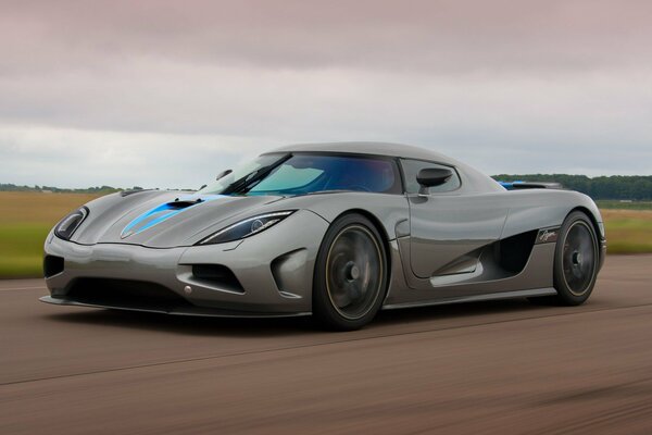 Koenigsegg Agera R hypercar on the road