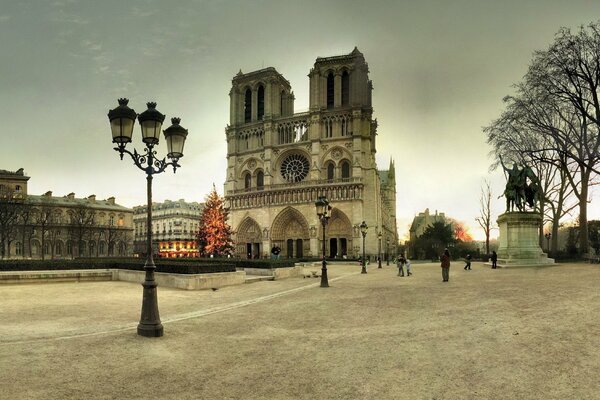 Die Kathedrale Unserer Lieben Frau von Paris in Paris. Frankreich