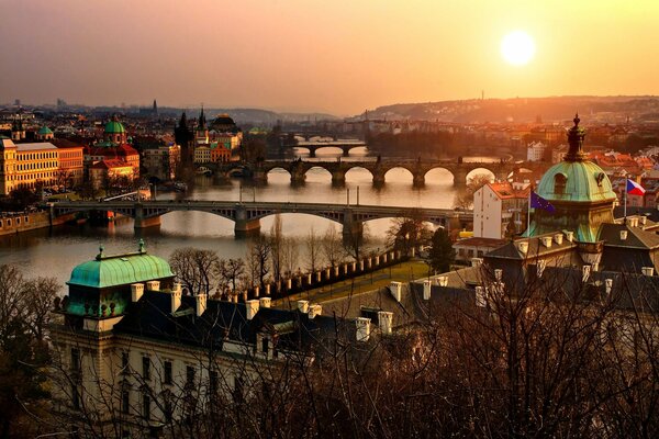 Repubblica Ceca. Serata nella vecchia Praga