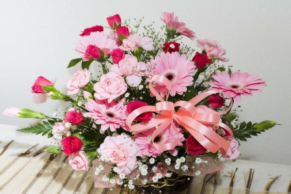 Panier de fleurs de vacances