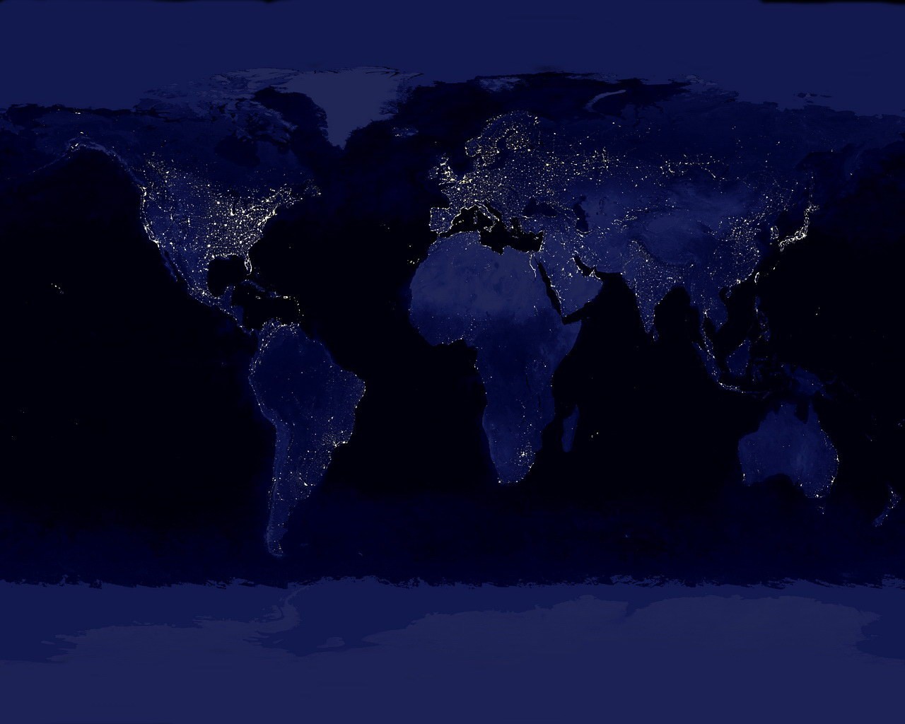 mappa notte luce