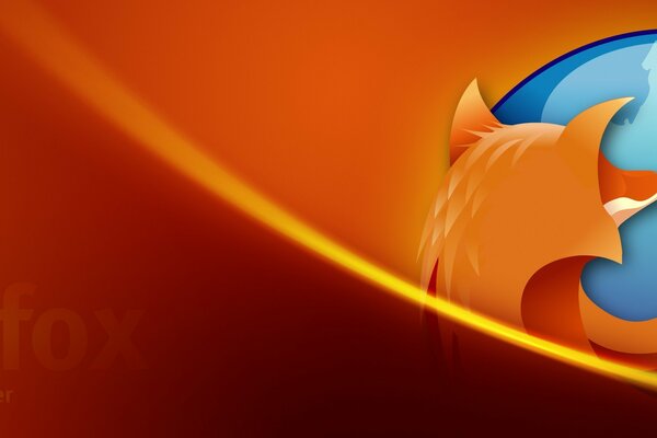 Картинка Фаерфокс оранжевая лиса