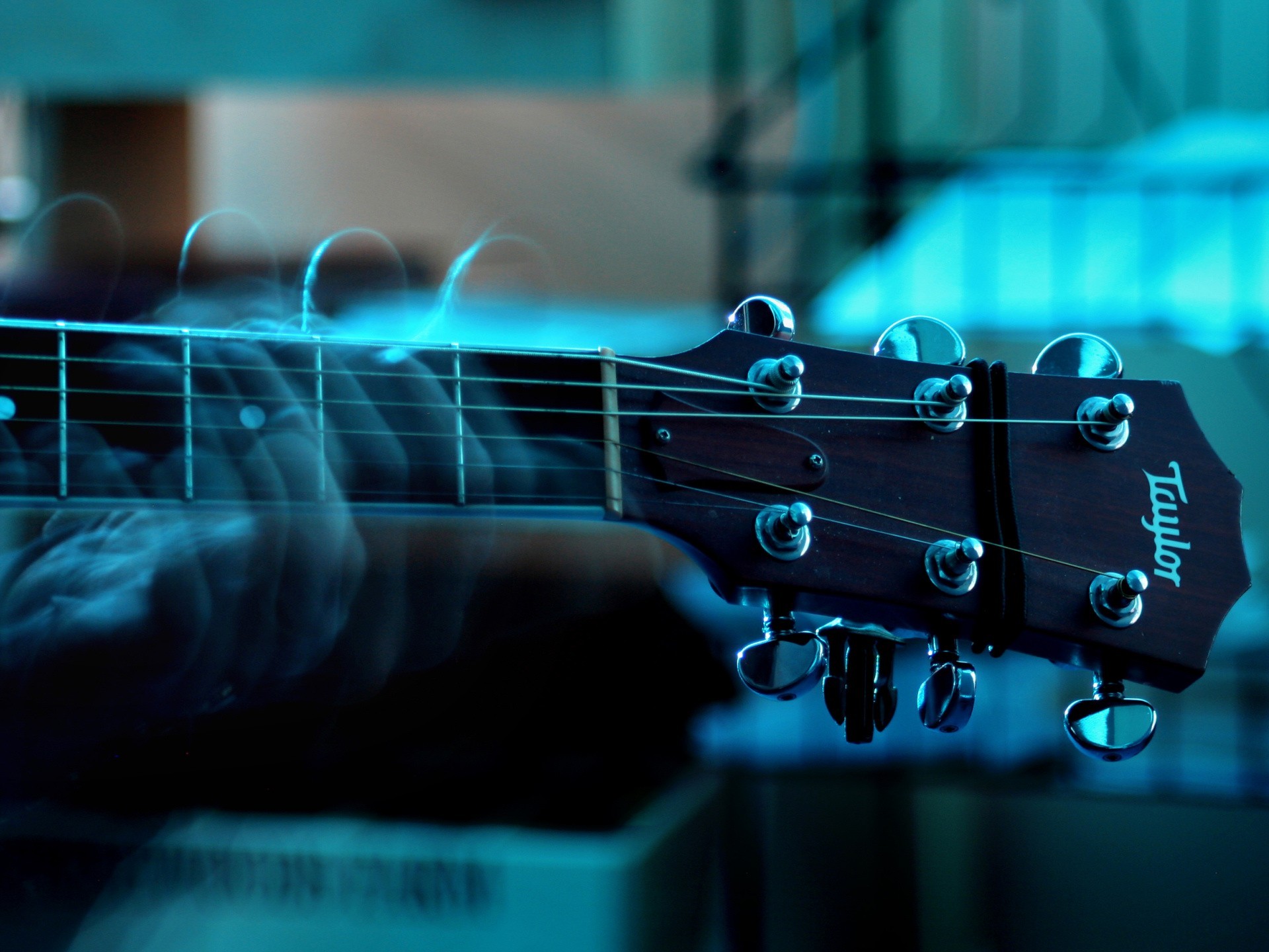 chitarra musica blu