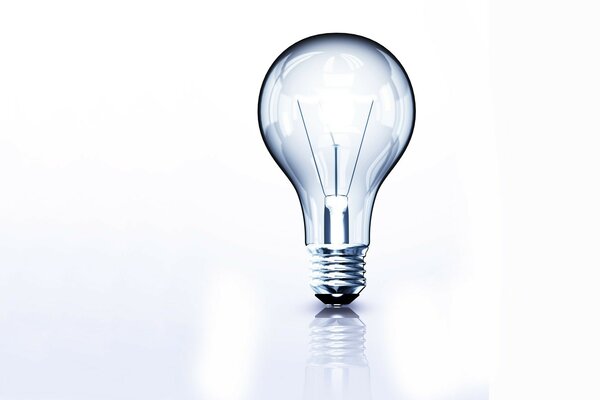 Electric light bulb, glass bulb