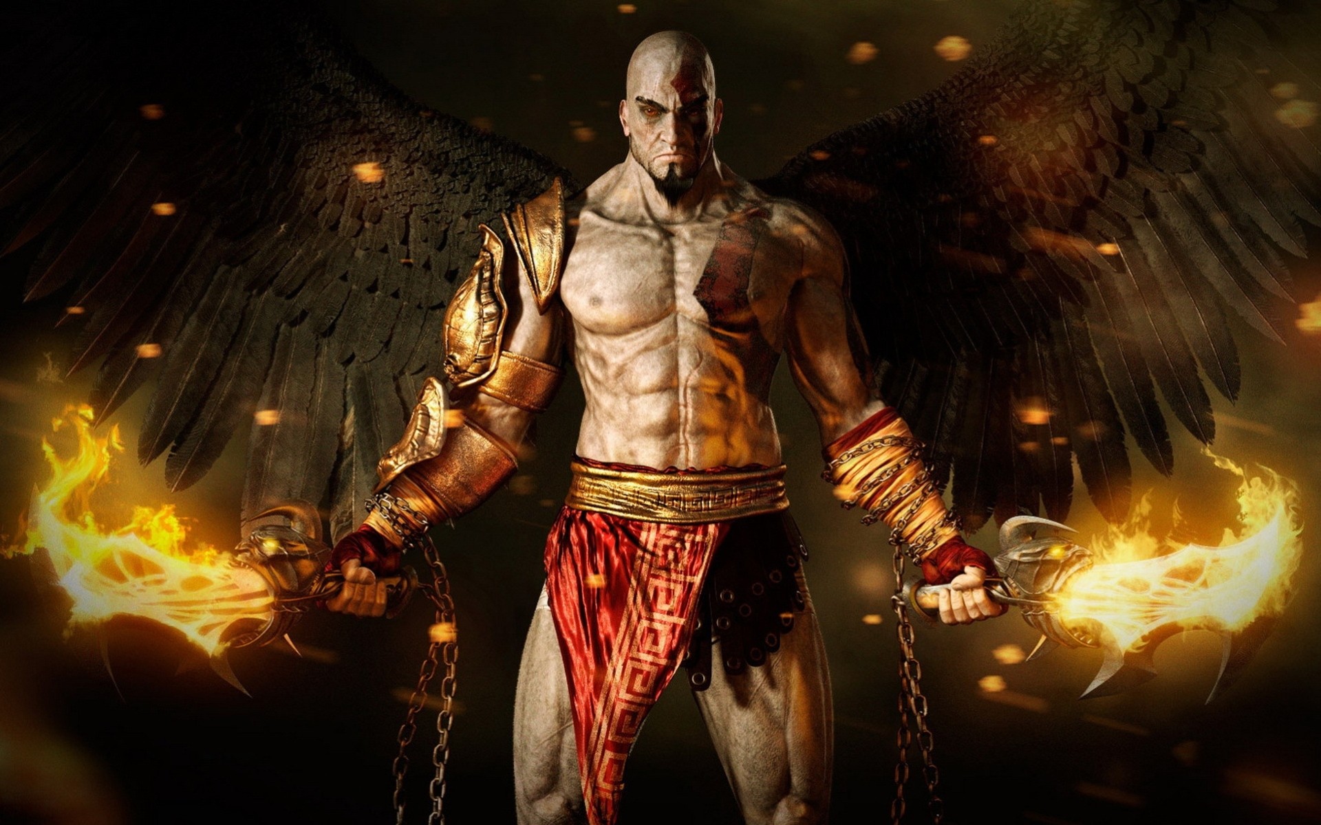 weapon slasher warriors fantasy kratos god of war