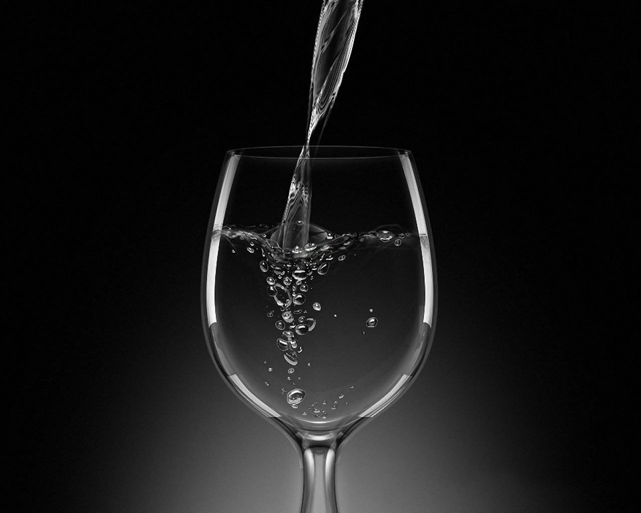 glass water bubble
