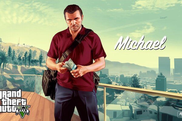 Gta grand theft auto. el personaje de michail