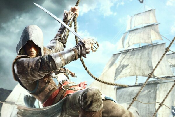 Picture of the game assassin creed black flag