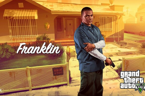 Personnage du jeu GTA Franklin