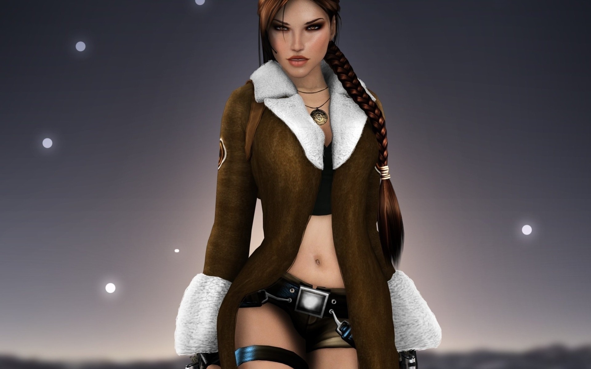 cara chica lara croft juego vid