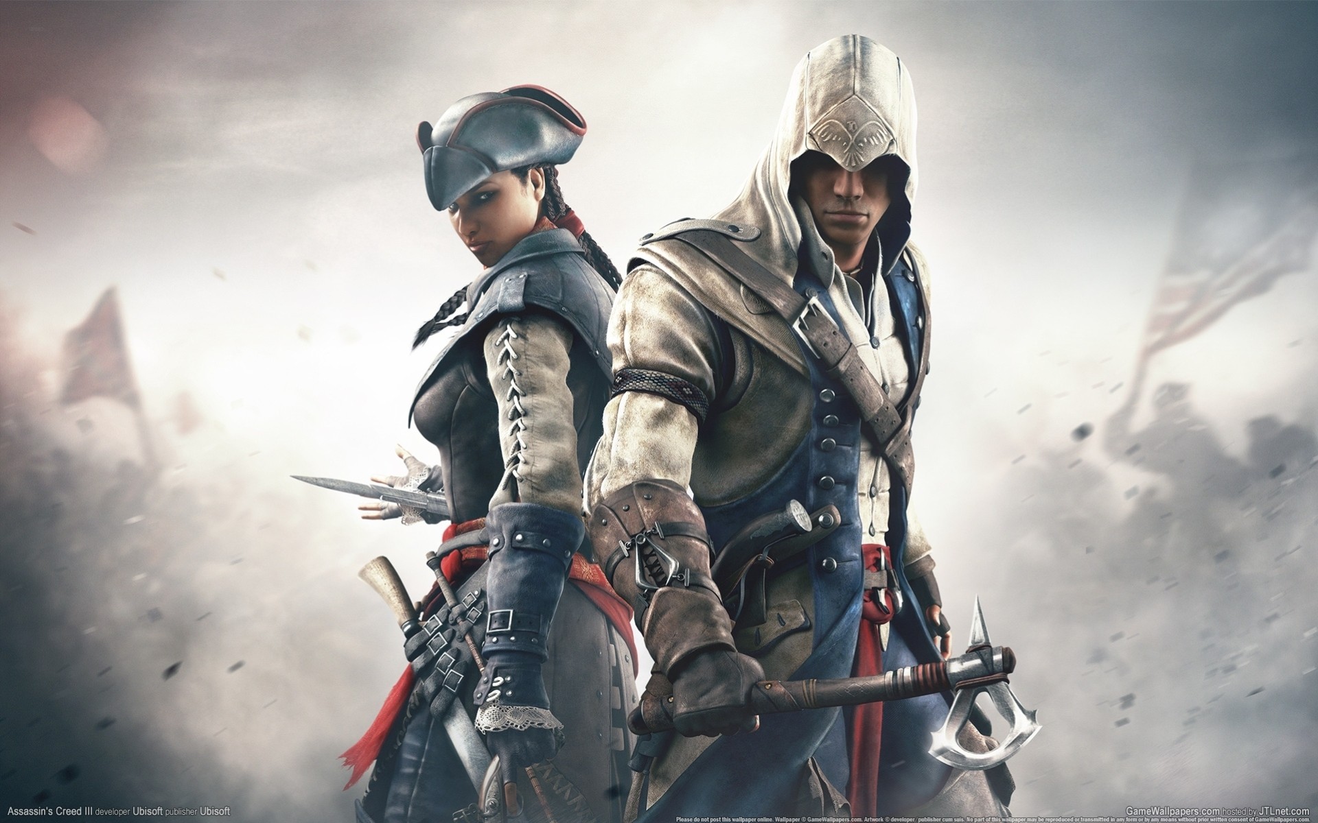 assassins creed waffe evelyn befreiung krieger connor