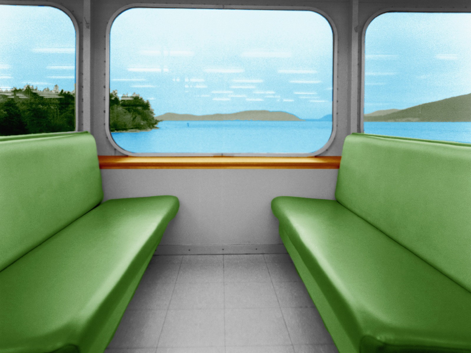 tren ventana asiento