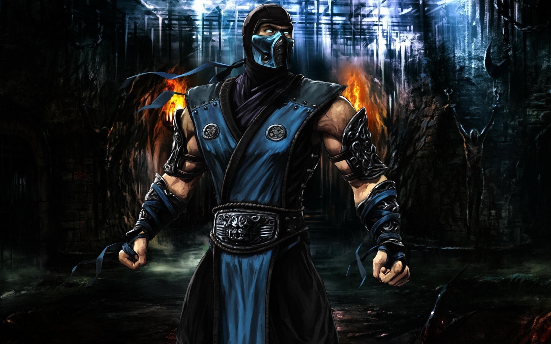 guerrier sous-zéro mortal kombat lutte fantaisie