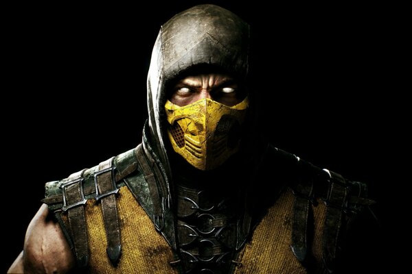 Soldier Scorpion from the game Mortal Kombat