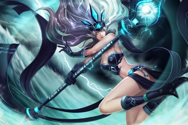 Gioco MMORPG in stile fantasy, league of Legends