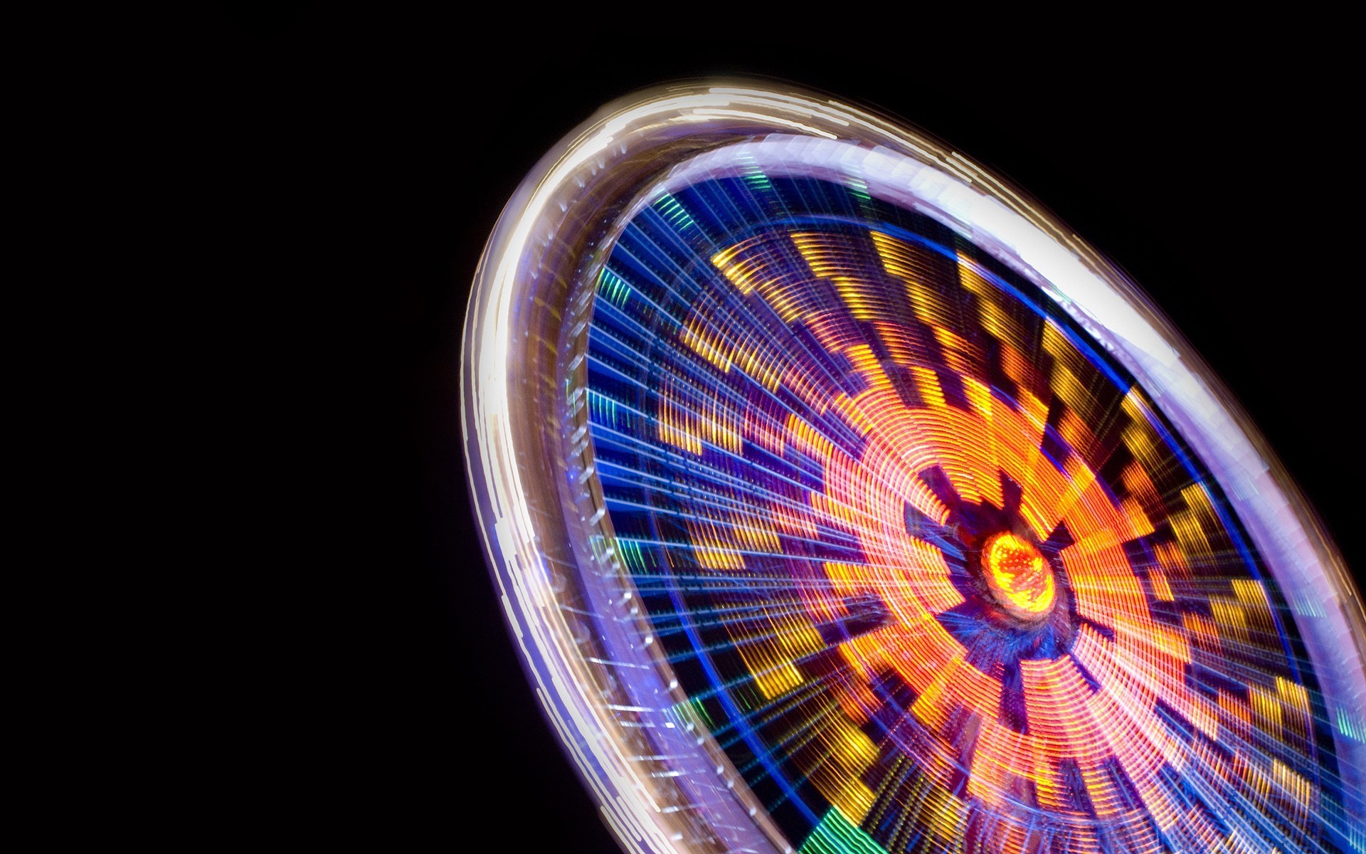 ferris wheel black