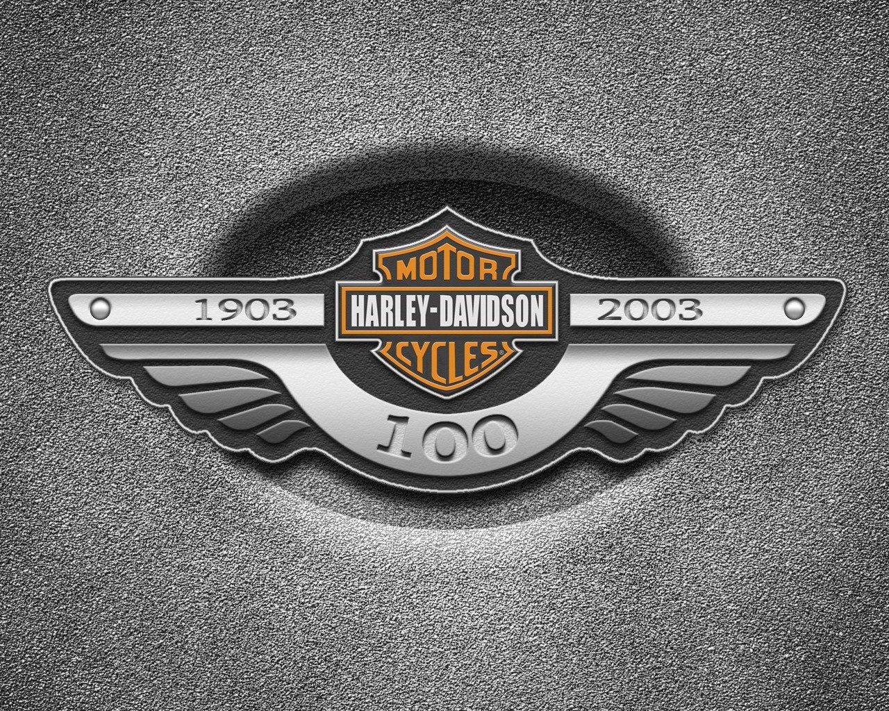 harley davidson logo metallo