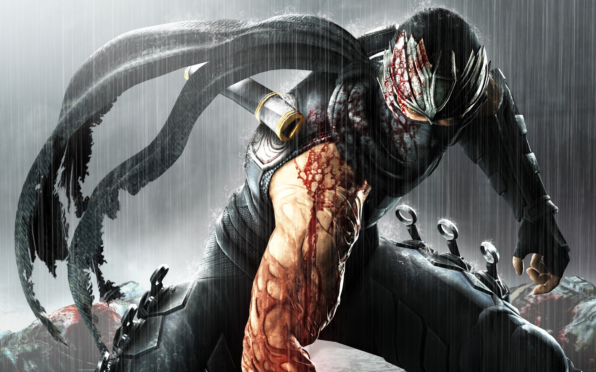 ninja gaiden armas acción slasher anime guerreros ninjas fantasía sangre