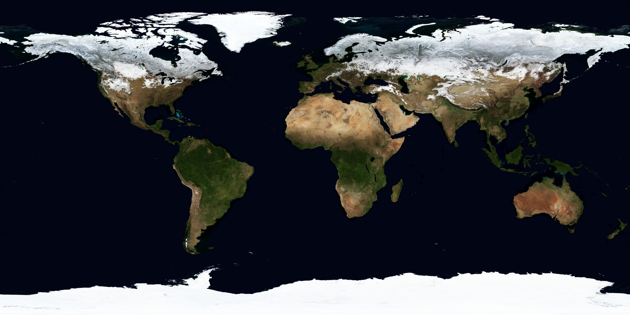 świat nasa ziemia widok z kosmosu