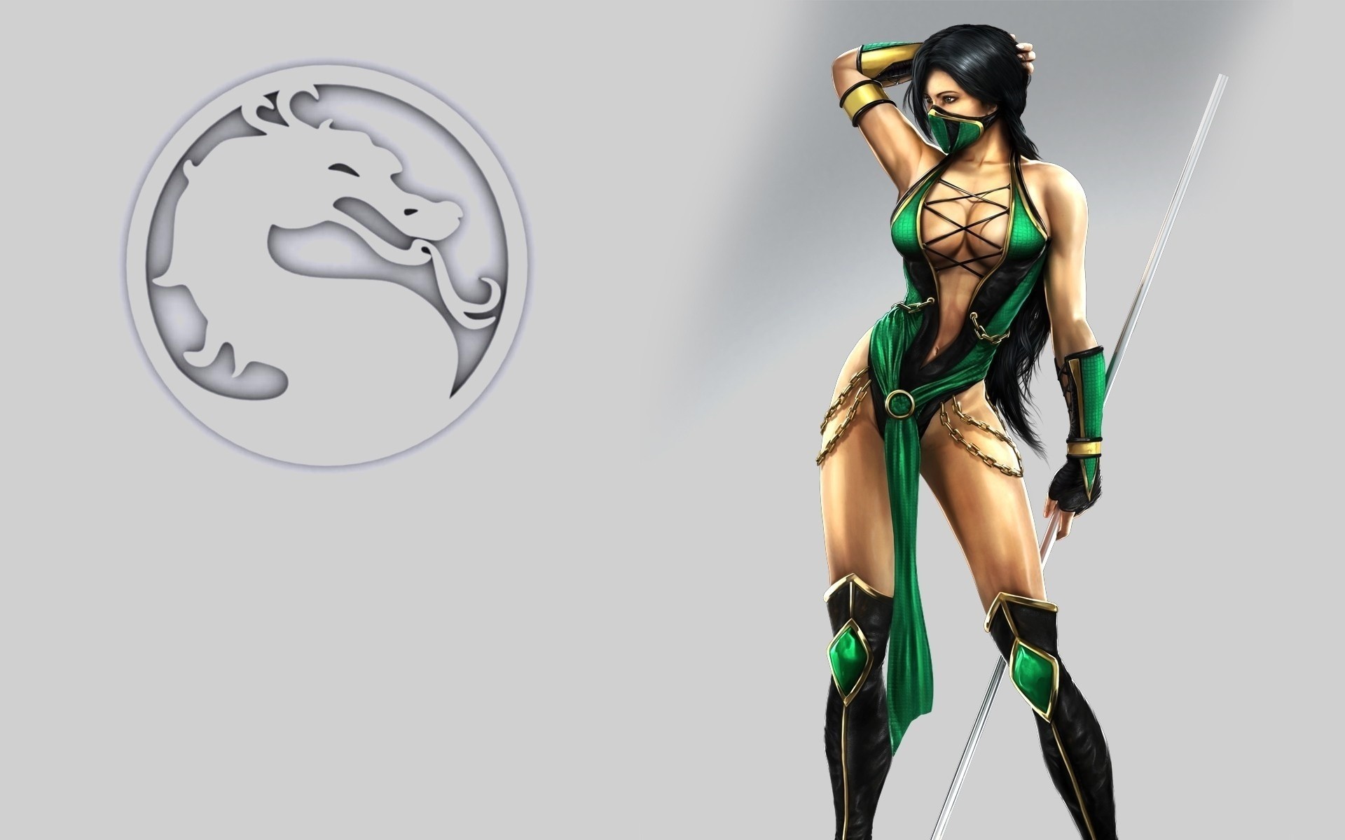 kunst mortal kombat spiel jade