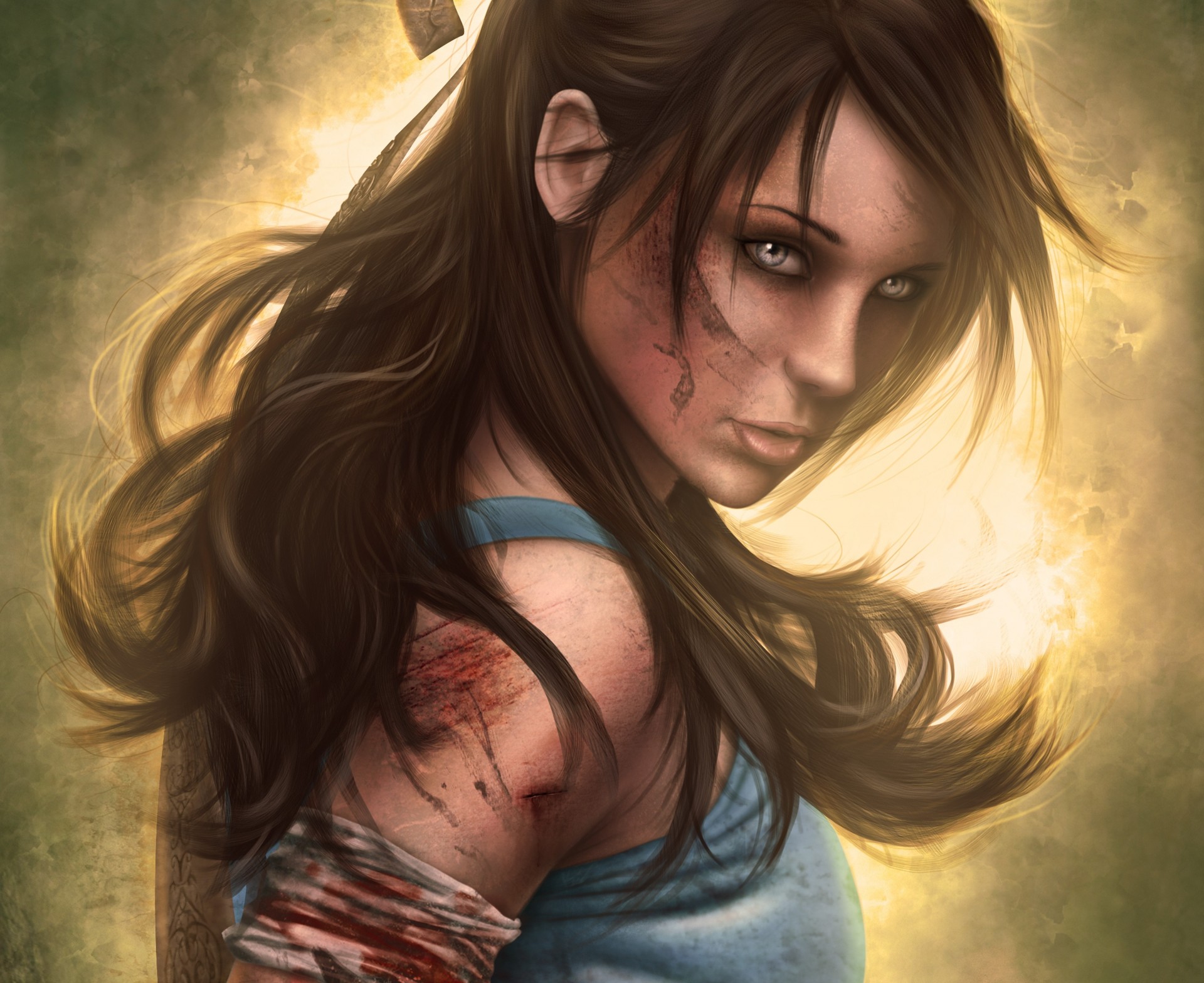 face lara croft 2013