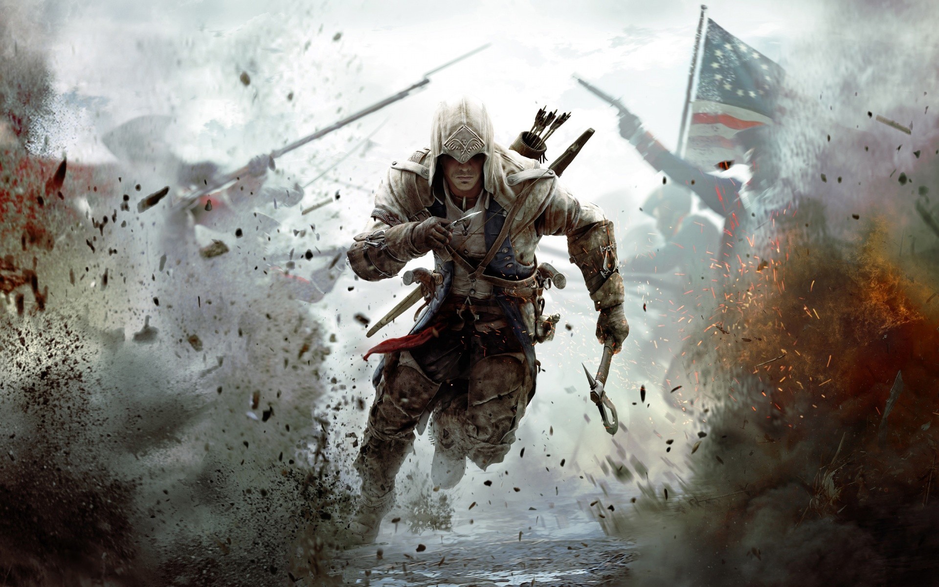 assassins creed arme mouvement guerrier connor