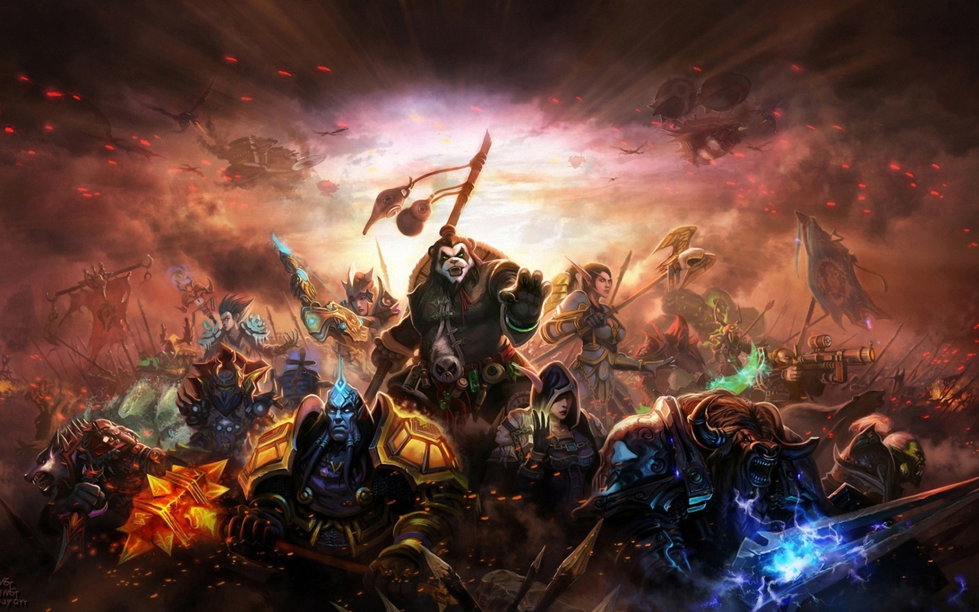 immagini battaglia orda alleanza fantasia buran mmorpg
