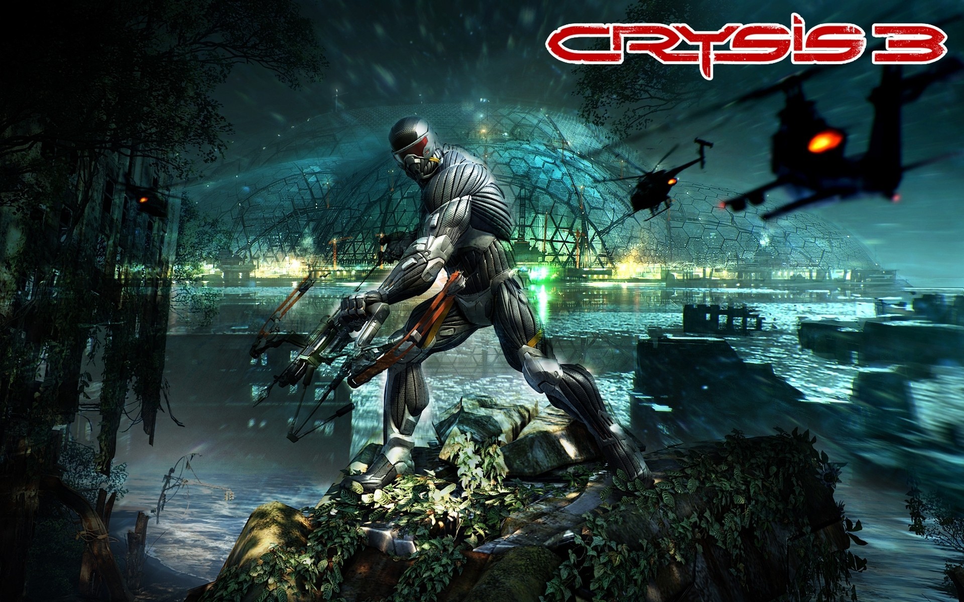 оружие битва шутер лук crysis нанокостюм crytek город воины