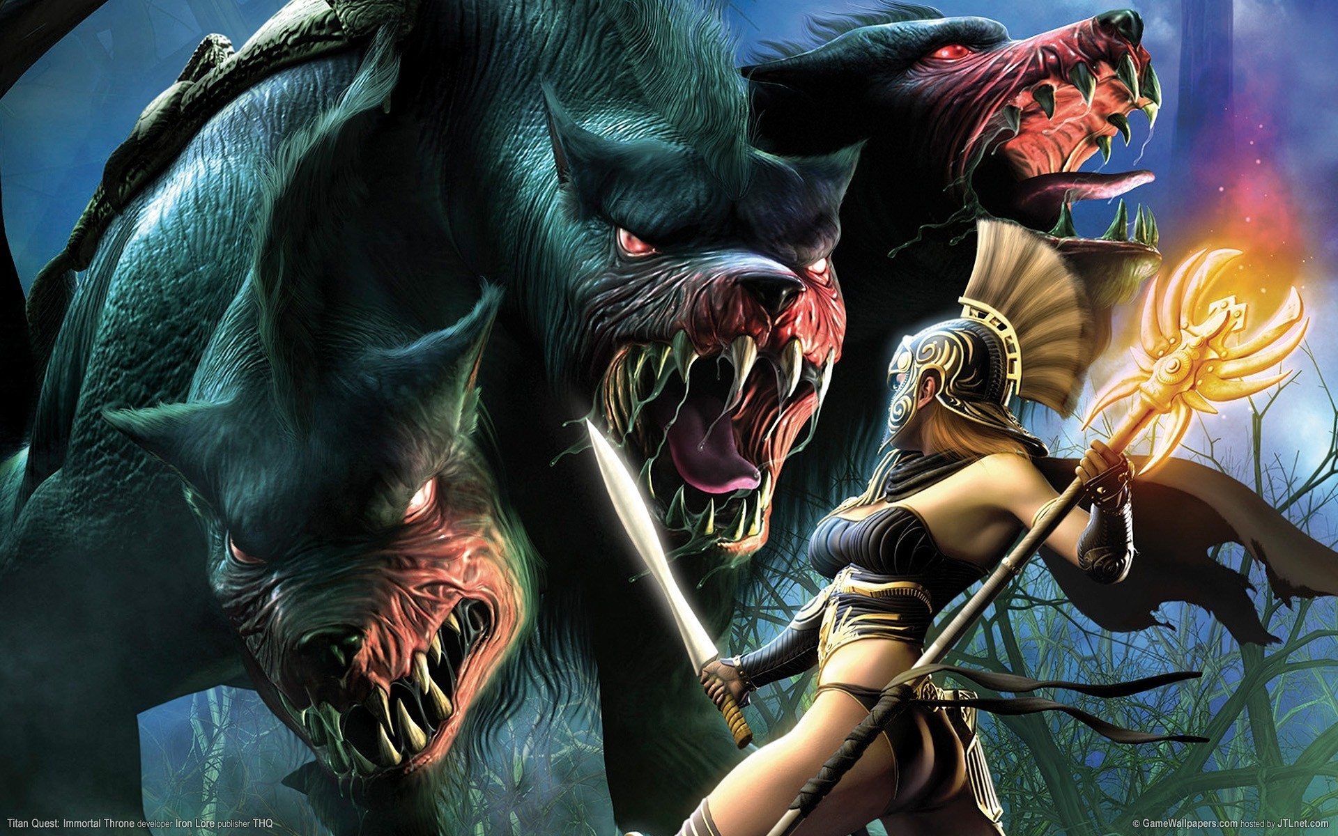 slasher rpg titan quest monstres guerriers