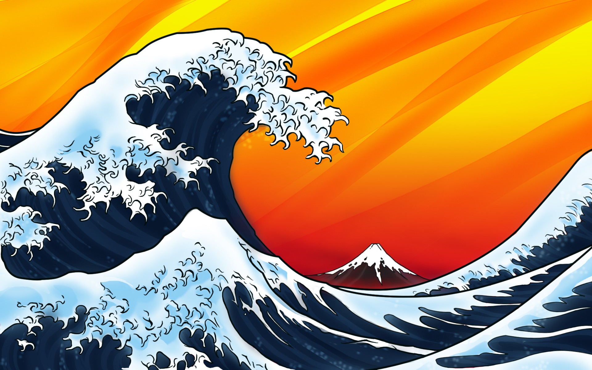 the great wave of kanagawa great wave in kanagawa japan pattern mountain fuji car