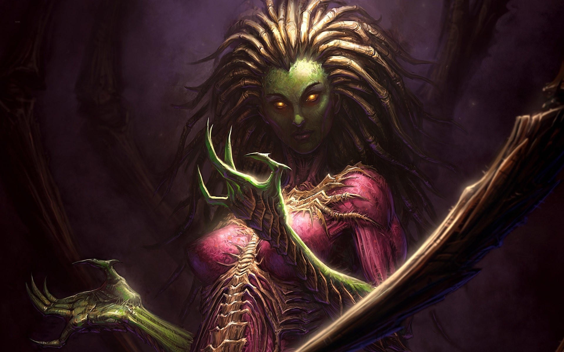 reina de las cuchillas sarah kerrigan starcraft fantasía buran