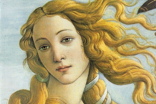 Cuadro de Botticelli sobre el nacimiento de Venus 