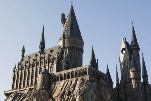 Schloss Hogwarts aus dem Harry-Potter-Film