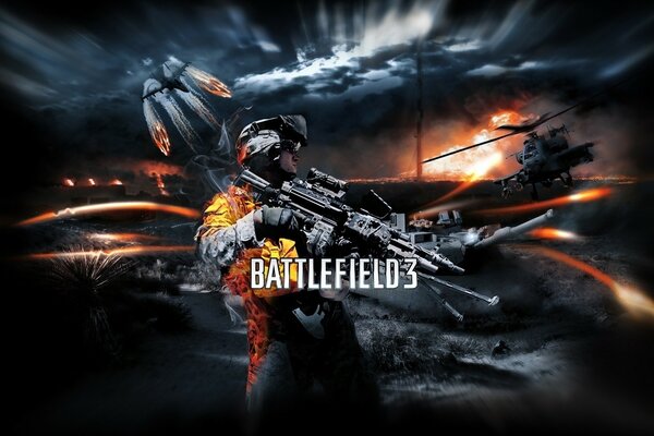 Poster des dritten Teils von Battlefield