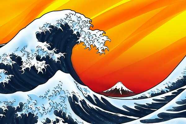 Grande onda Kanagawa, grande, onda
