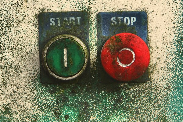 Lost start and stop buttons